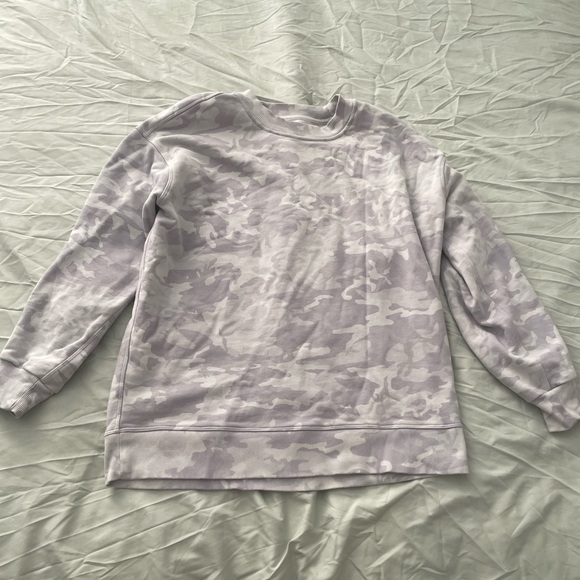 Lululemon White Camo Sweatshirt - Picture 3 of 4